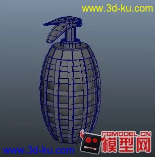 3D打印模型手雷的图片