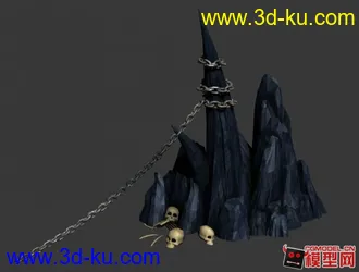 3D打印模型地狱场景部件~~~的图片
