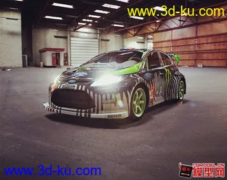 3D打印模型wrc世界拉力锦标赛福特嘉年华 fbx的图片