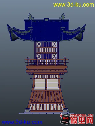 3D打印模型角楼的图片