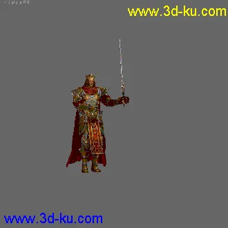 老国王 模型带动作下载的图片