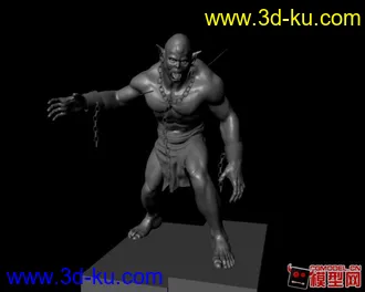 3D打印模型半兽人的图片