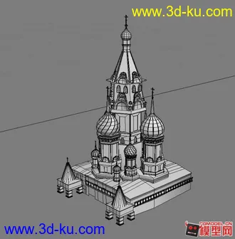 3D打印模型欧式城堡的图片