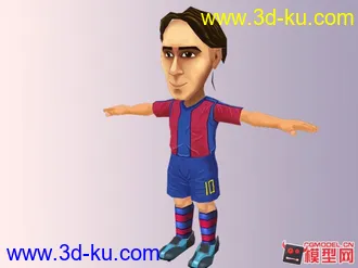 3D打印模型Q版梅西测试题的图片
