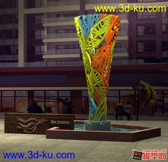 3D打印模型广场雕塑的图片