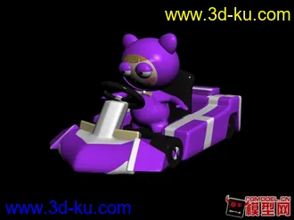 3D打印模型跑跑卡丁车的图片