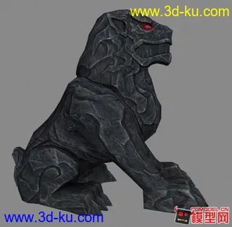 3D打印模型霸王（Overlord）场景部件4 - 王座大厅系列 - 附：鬼长老+鬼小丑的图片