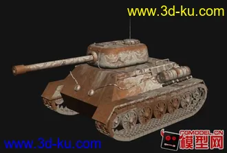 3D打印模型初学者~~~生锈的装甲车的图片