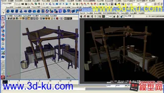 小吃攤模型的图片