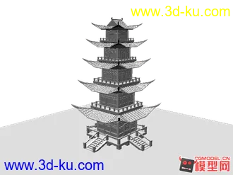 剑三古建筑模型的图片