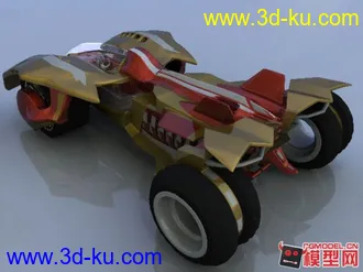 3D打印模型可以飞行的概念车的图片