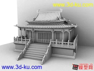 3D打印模型单个古建筑的图片