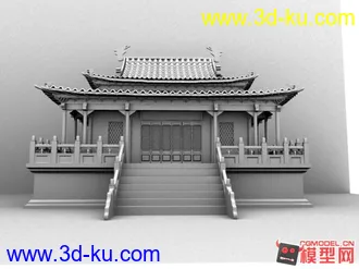 3D打印模型单个古建筑的图片