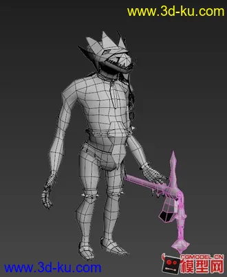 3D打印模型自创的一个素模的图片