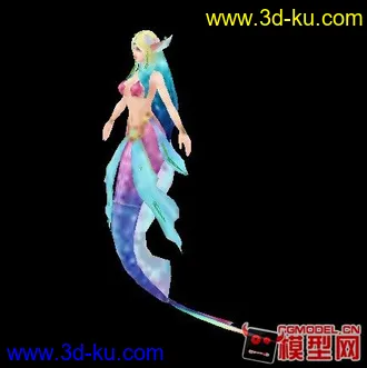 3D打印模型美人鱼的图片