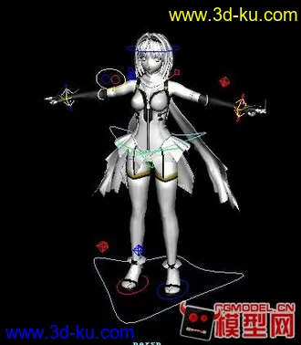 3D打印模型新时代小萝莉的图片