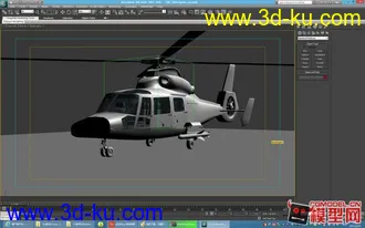 3D打印模型原创中国海军Z9C直升机的图片