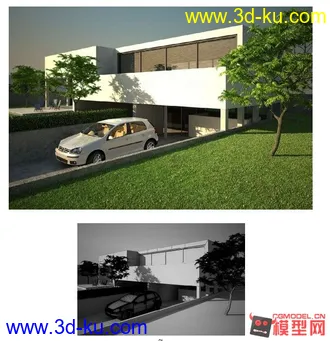 3D打印模型小别墅的图片