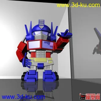 3D打印模型q版 变形金刚的图片