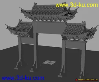 3D打印模型楼牌 要的下！的图片