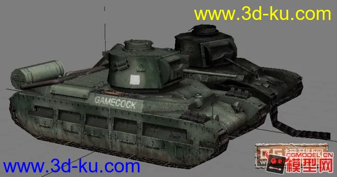 《战地１９４２》玛蒂尔达重型坦克模型的图片1