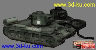 3D打印模型《战地１９４２》玛蒂尔达重型坦克的图片