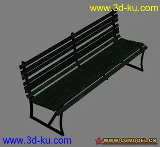 3D打印模型公园长椅的图片