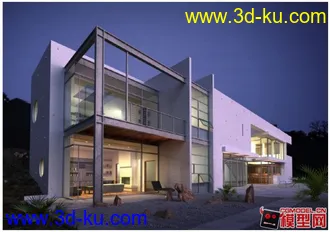 3D打印模型楼房外景的图片