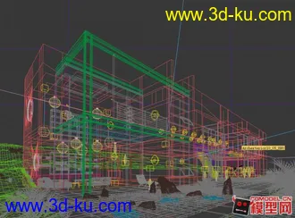 3D打印模型楼房外景的图片