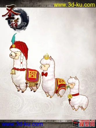 3D打印模型405个Q版游戏宠物、动物、怪物原画大全的图片