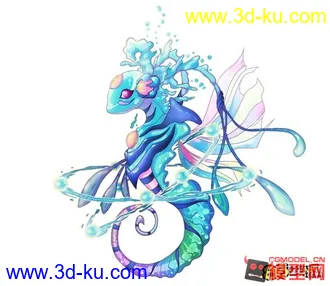 3D打印模型405个Q版游戏宠物、动物、怪物原画大全的图片