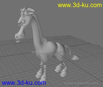 3D打印模型长颈鹿的图片