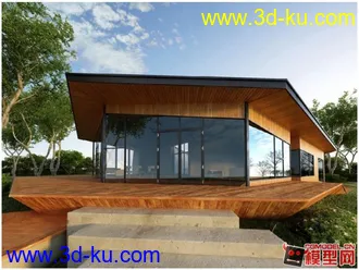 3D打印模型小房子建筑场景的图片