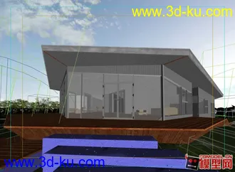 3D打印模型小房子建筑场景的图片