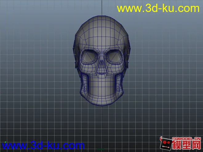 头骨低模模型的图片1