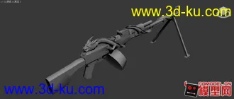穿越火线RPK-盘龙模型，纯提取，精模。的图片