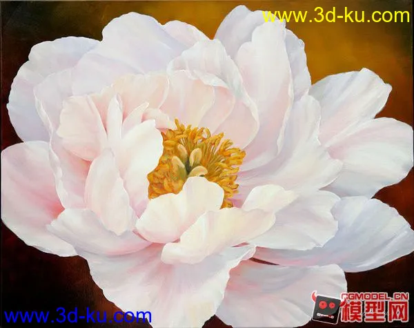 茶花3D模型免费下载的图片1