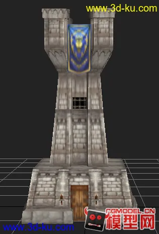 3D打印模型魔兽世界一个小建筑-人类哨塔的图片