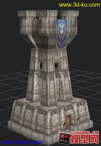 魔兽世界一个小建筑-人类哨塔模型的图片2