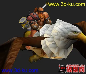 3D打印模型魔兽世界-矮人狮鹫坐骑的图片