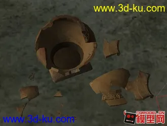 3D打印模型破碎的陶罐~~~~的图片