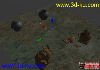 3D打印模型破碎的陶罐~~~~的图片