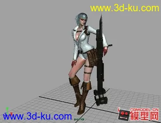 3D打印模型鬼泣3 lady的图片