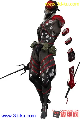 3D打印模型PS3合金装备-Monsoon的图片