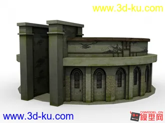 3D打印模型欧式建筑的图片