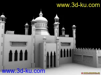 3D打印模型西方建筑的图片