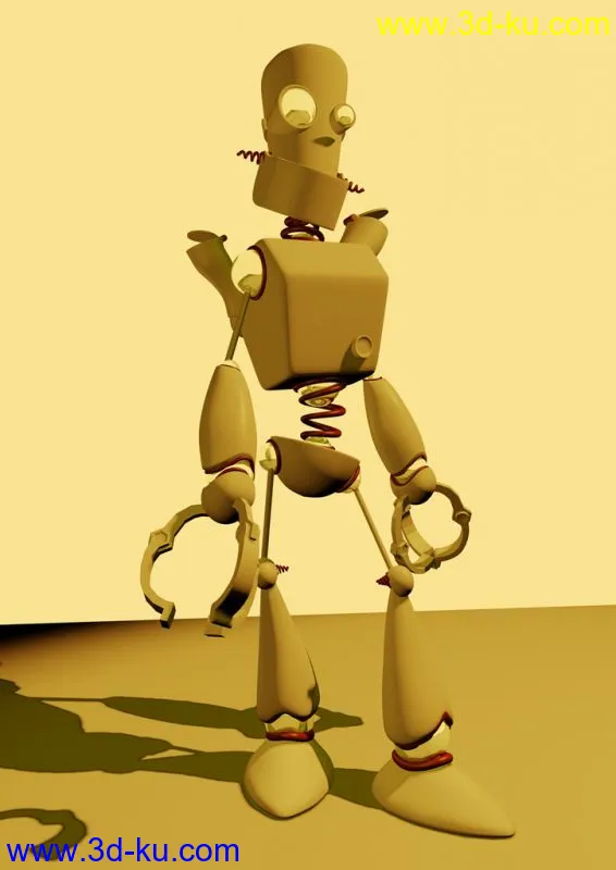 卡通机器人模型 下载（贴图）的图片4