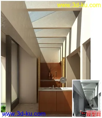 3D打印模型卫生间洗漱间的图片