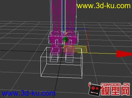 海王星—蓝瞳卡通女孩（有骨骼）MAX 2012模型的图片12