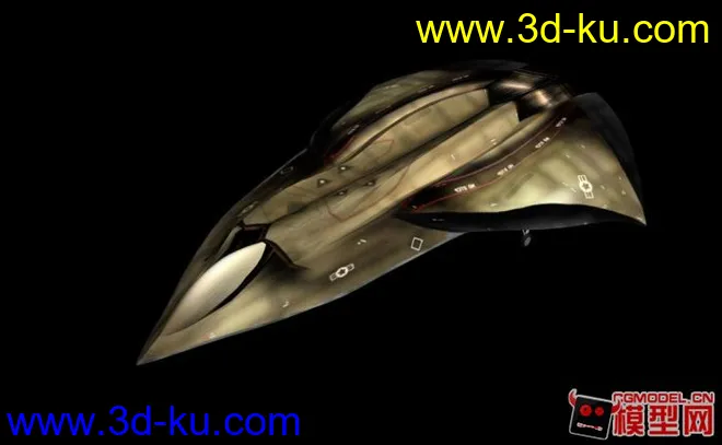 EDI 极限深度侵略者 科幻战机模型下载的图片1